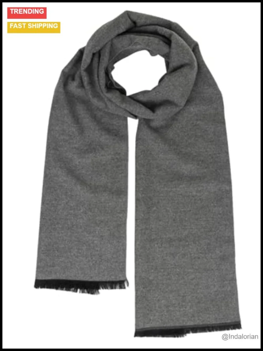 Winter Scarf Long Warm Thick Shawl for Cold Weather Cashmere Blend